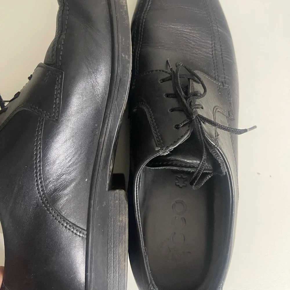 Ecco Black Leather Footwear Size‎ 12